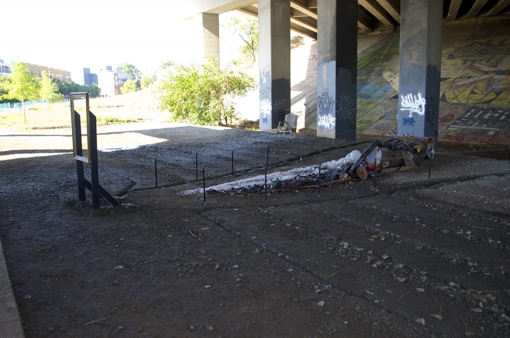 Same things from the north - who the heck dumped all this junk along the trail??