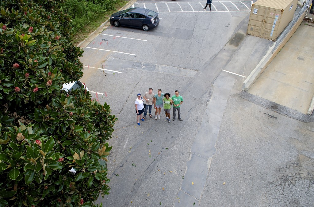 Shot of the Trees Atlanta gang from the cherry picker. Thanks for inviting me, guys...I had fun!