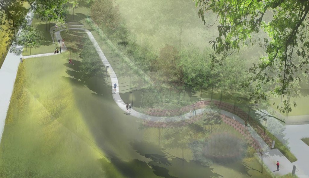 Artist rendering of gateway courtesy Atlanta BeltLine